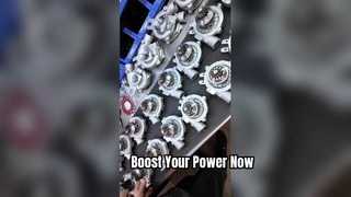 Yüksek kaliteli turboşarjlar tamamlandı!